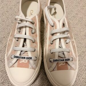 Dior Blush and Ivory Sneakers